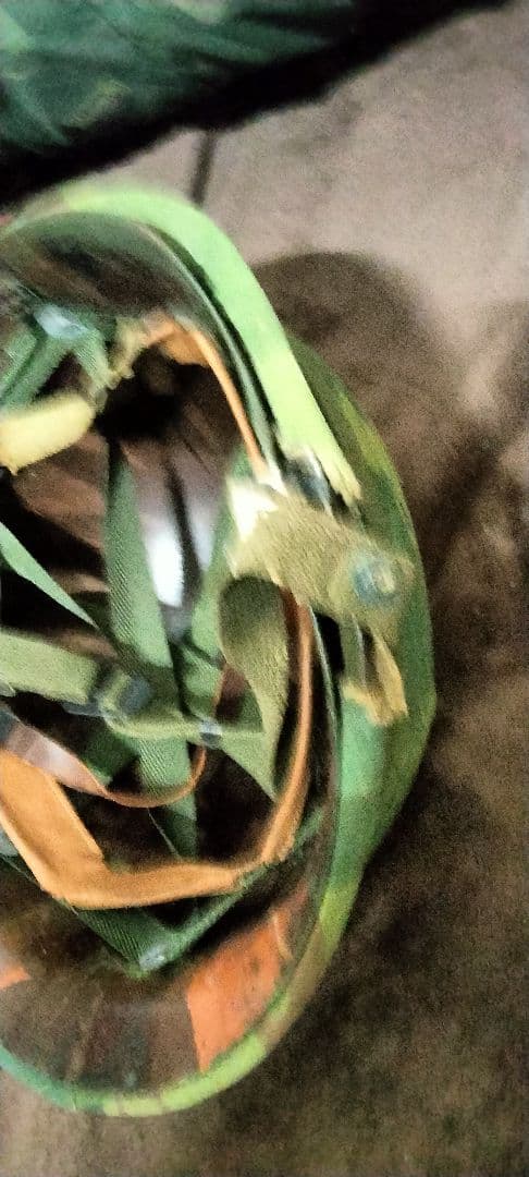 や*ん様 迷彩色 ヘルメット