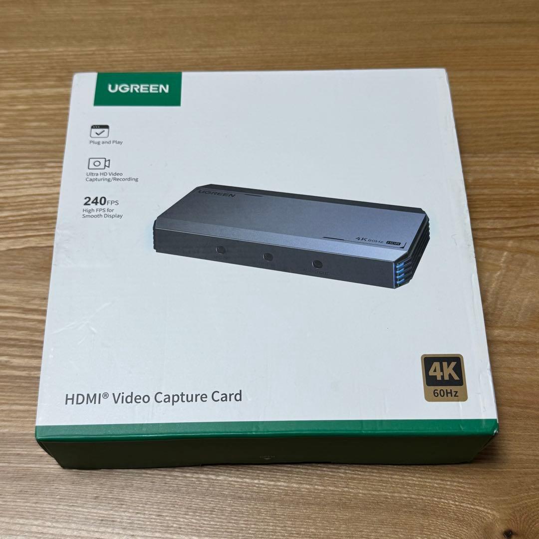 ビデオキャプチャー・キャプチャーボード UGREEN HDMI Video Capture Card 4K 60Hz