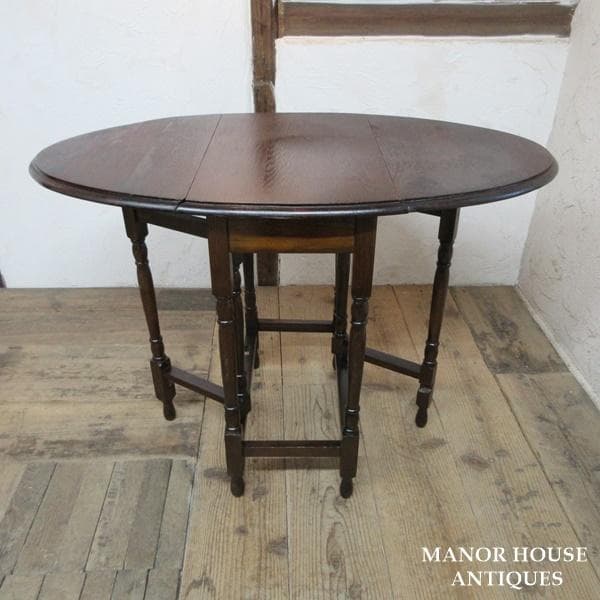 英国 アンティーク 家具 スモールゲートレッグテーブル バタフライ 6057e