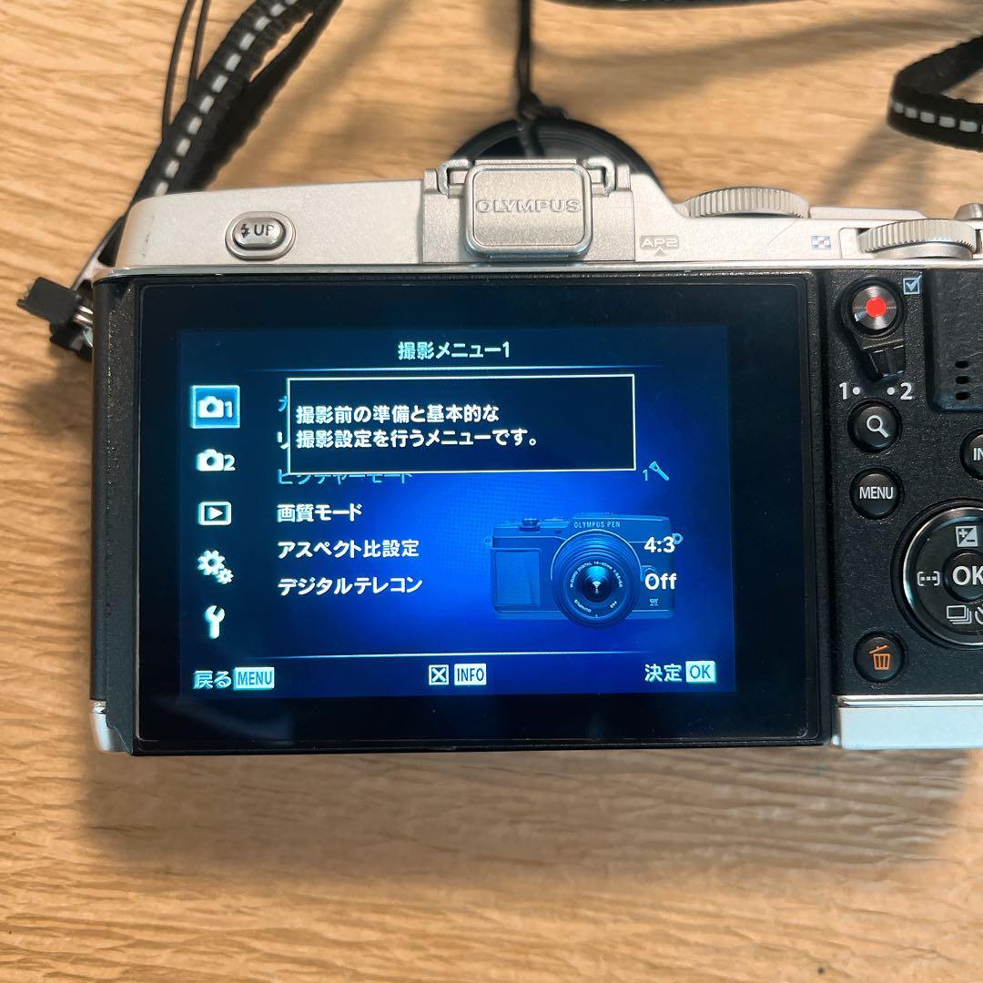 【動作品】Olympus PEN E-P5ミラーレス一眼カメラセット