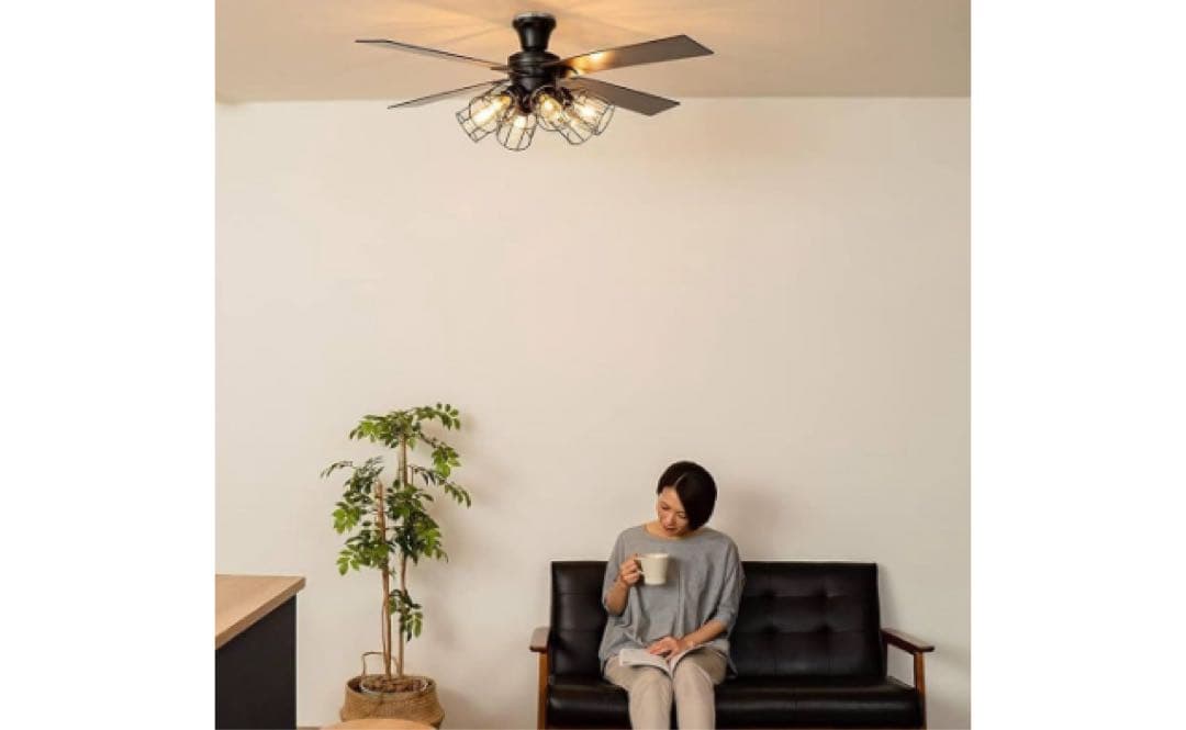 ★インダストリアルシーリングファン 6灯付き