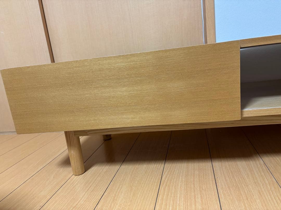 値下げ！入手困難　無印良品 テレビボード　タモ材120cm 天然木 MUJI