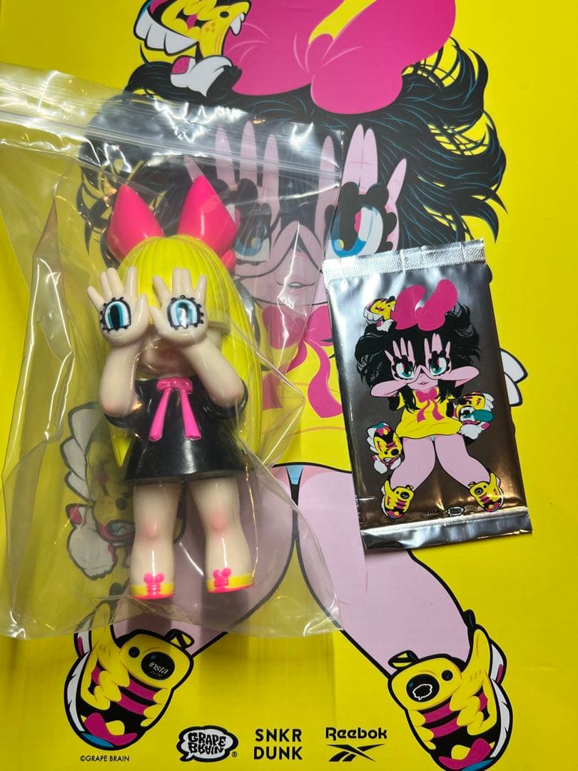 ReebokGRAPE BRAIN SNKRDUNKにぎるちゃんソフビ2セット