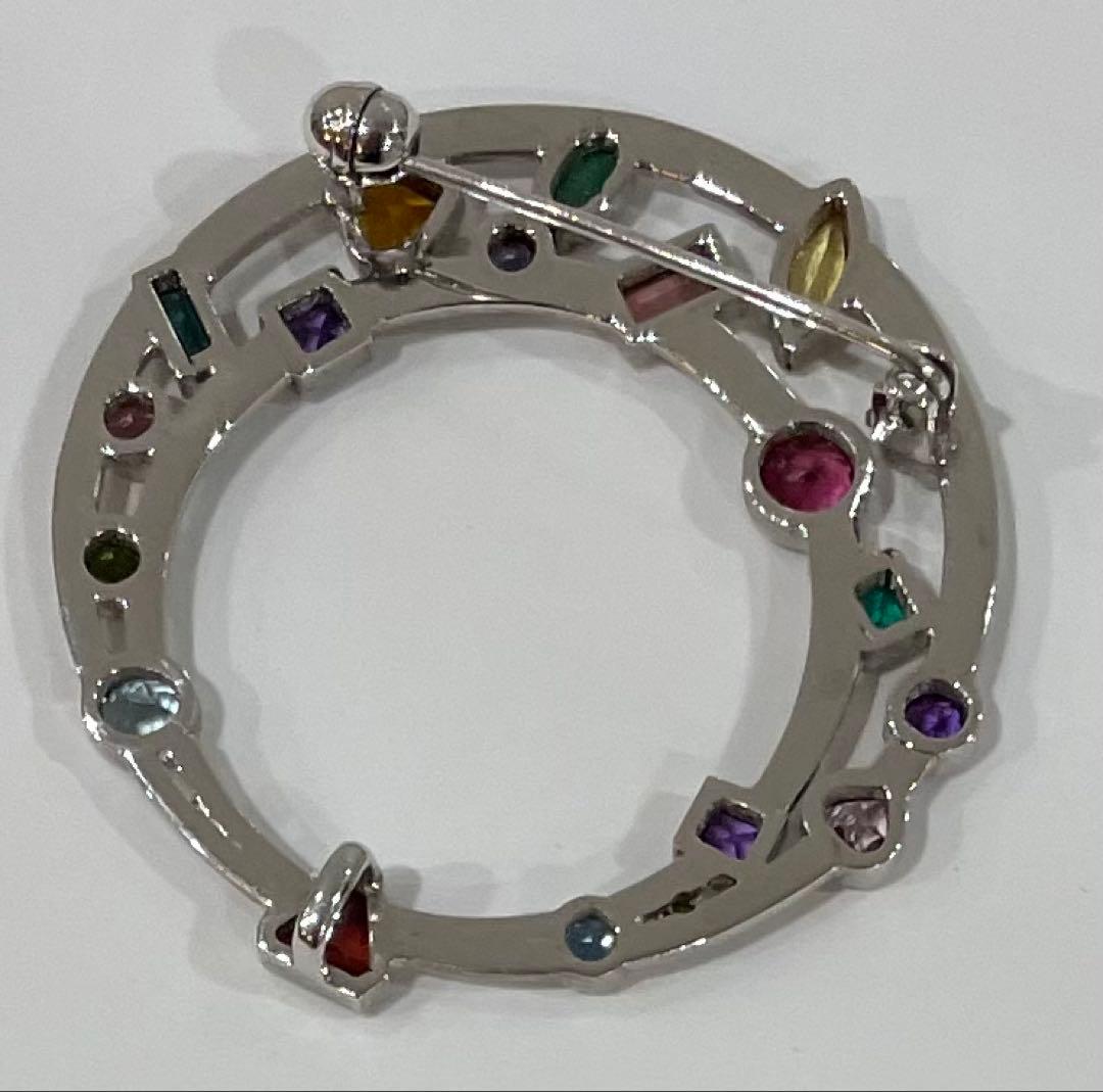 1回のみお値下げ❣️1石ずつネットで買ってベトナムにオーダーのK14WGブローチ