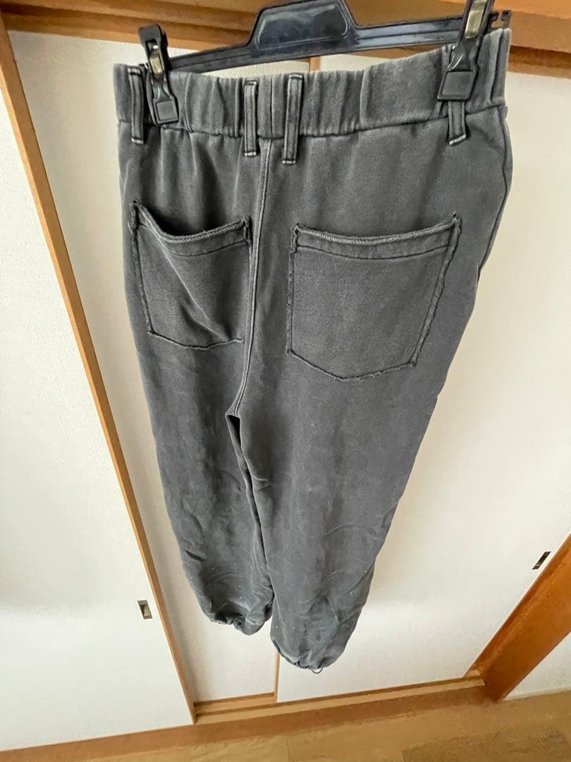 GRANCY ラインストーンデザインレイヤードスウェットパンツ S