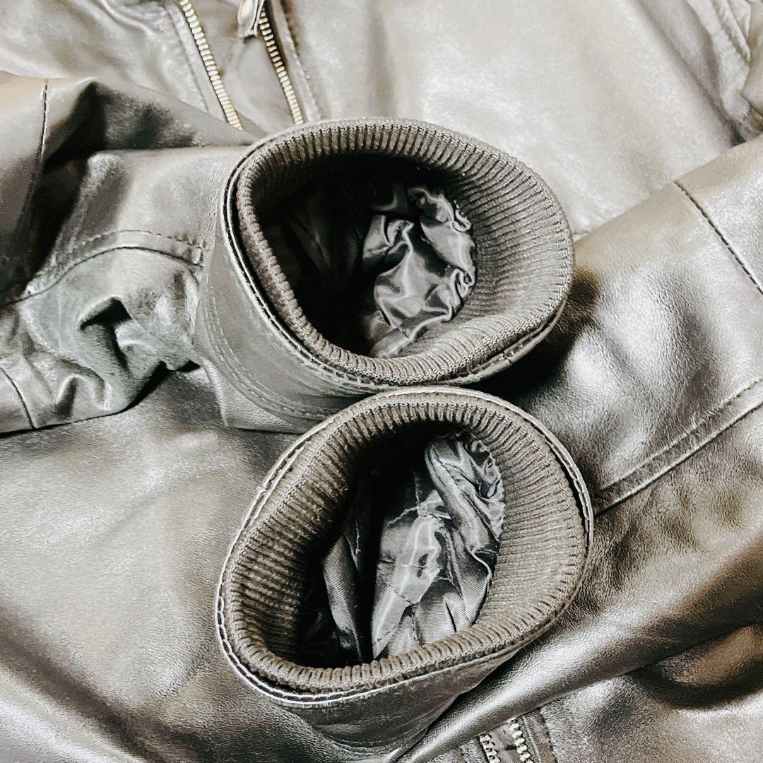 AKM Contemporary シープレザー ブルゾン XL