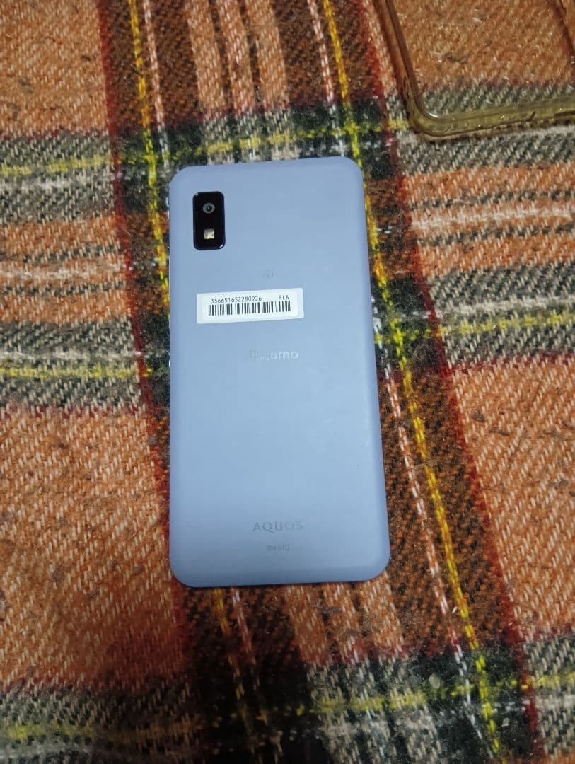 ジャンク品AQUOS ウィシュ2スマートフォン ライトブルー