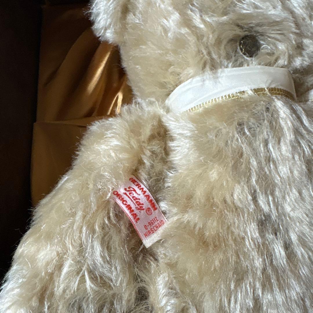 ハーマン テディベア 100th アニバーサリー ベア＆プレート セット