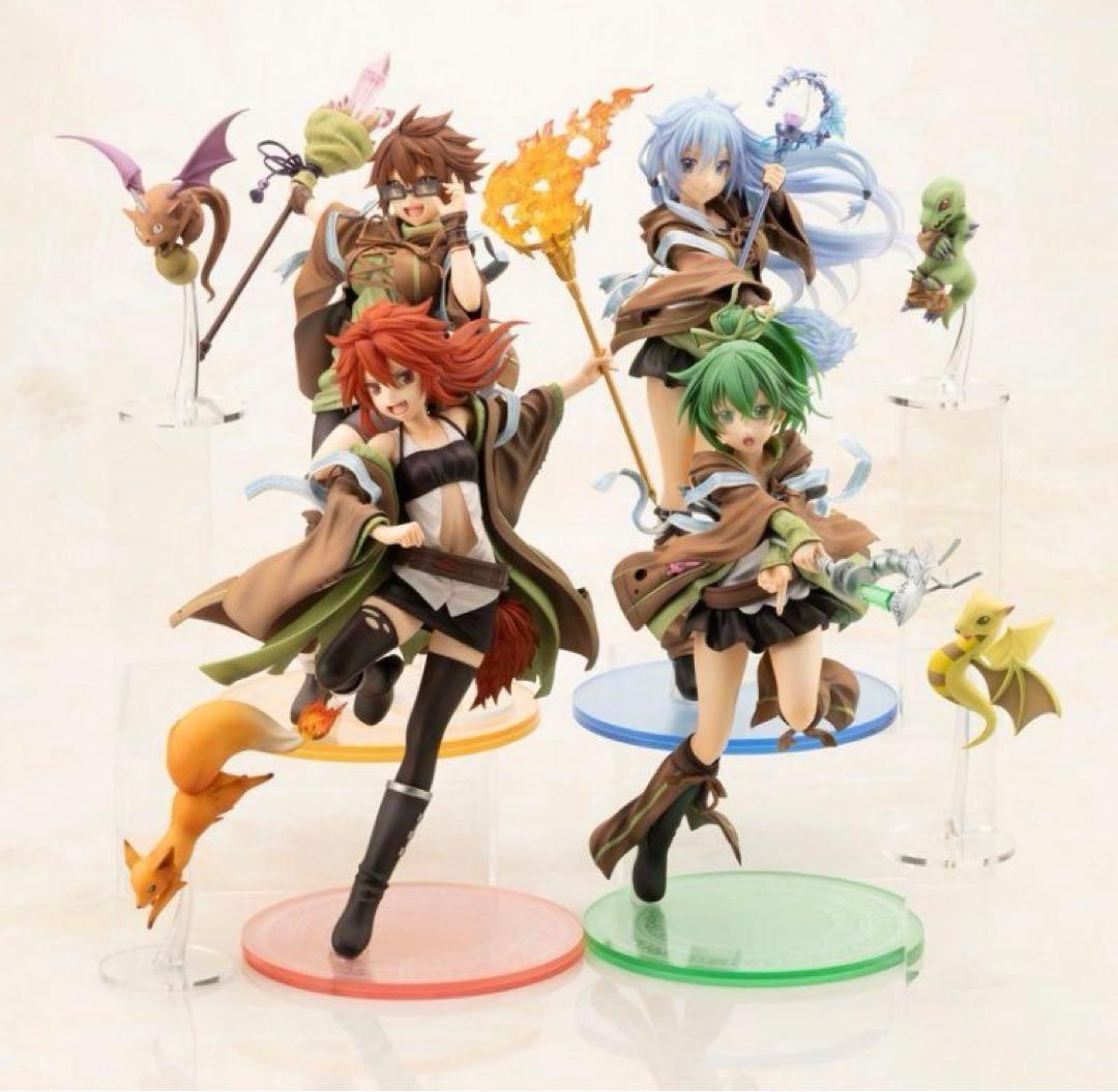 遊戯王　霊使い　フィギュア　セット　エリア　ウィン　ヒータ　アウス