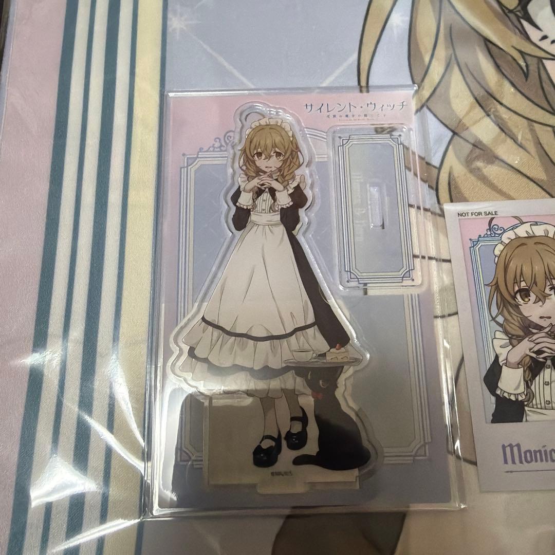 くじ引き堂サイレントウィッチ特大布ポスターアクスタ プロマイド モニカ メイド服