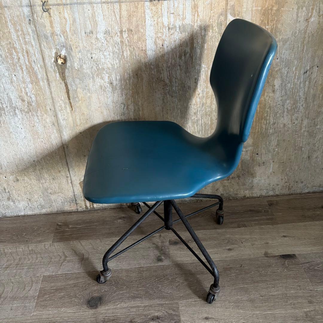 ヴィンテージ インダストリアル　キャスターチェア　ニッソー　ハイモールド