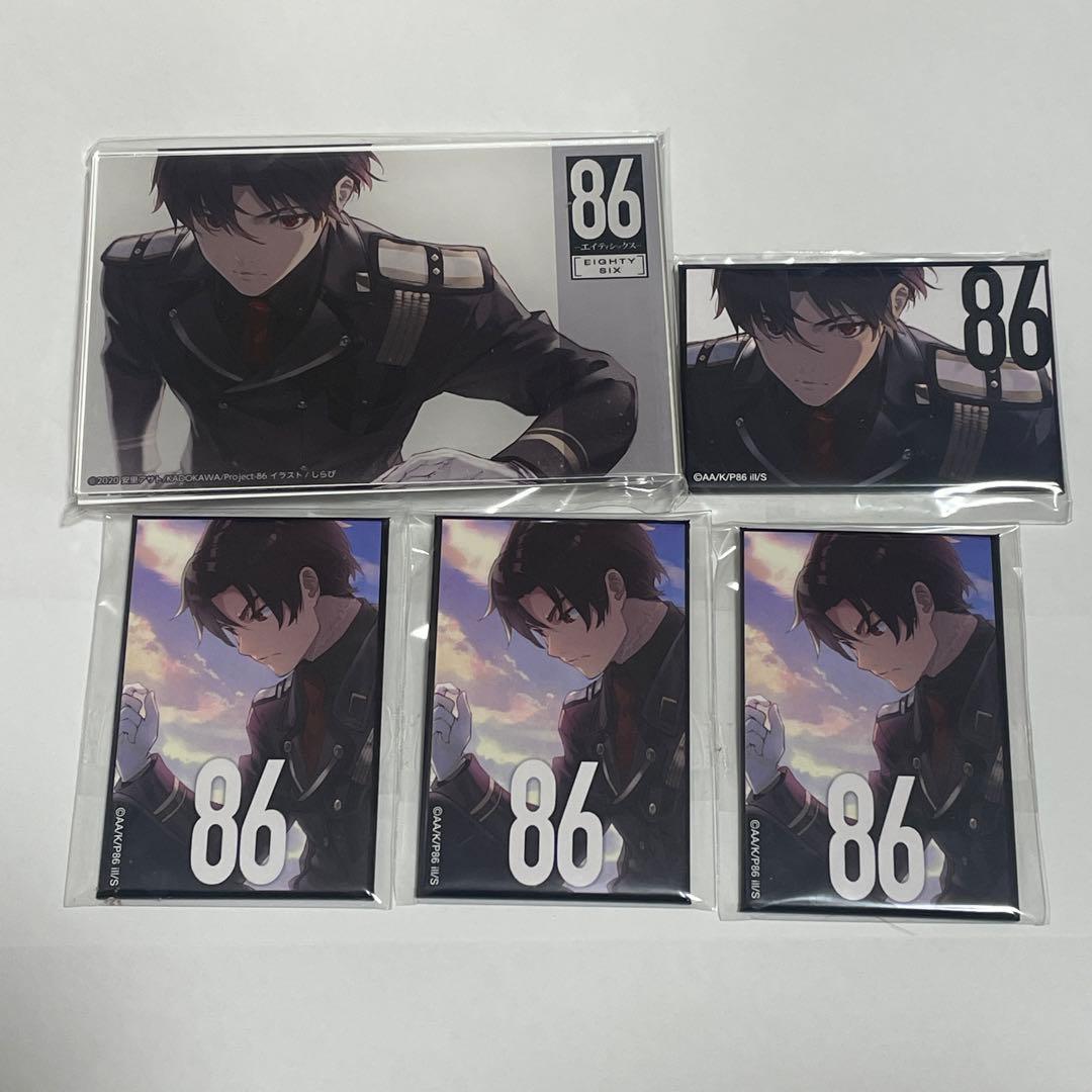 86 エイティシックス　シン　アクリルプレート　スクエア缶バッジ　くじ引き堂