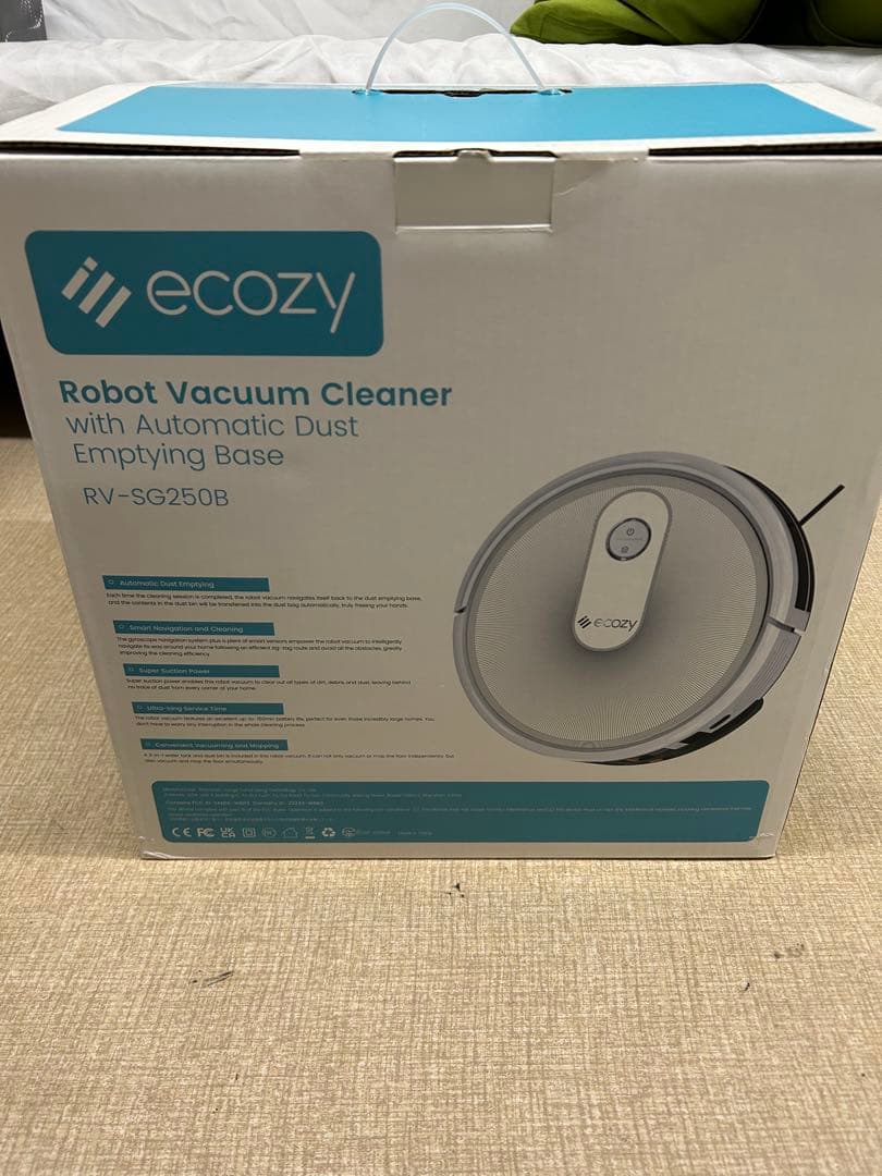 【美品】ecozy ロボット掃除機 RV-SG250B