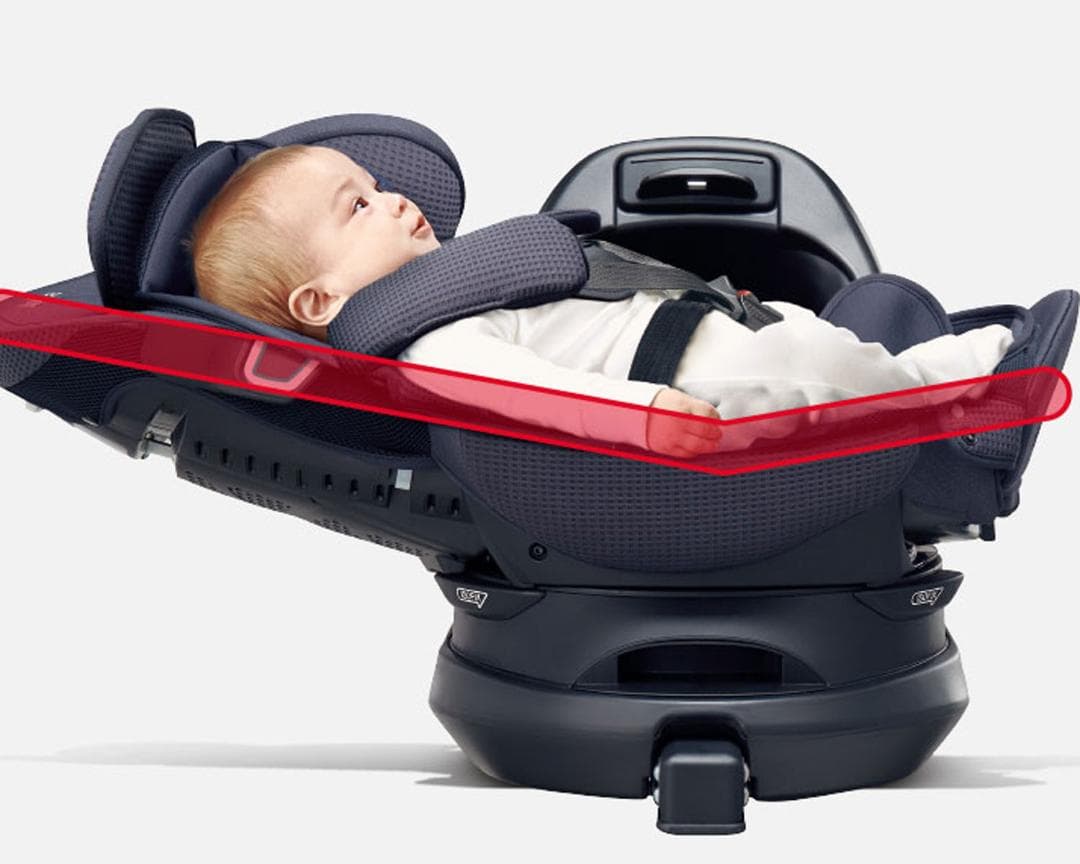 きれい Apricaフラディア グロウ ISOFIX◆退院時から使えるベッド型◆