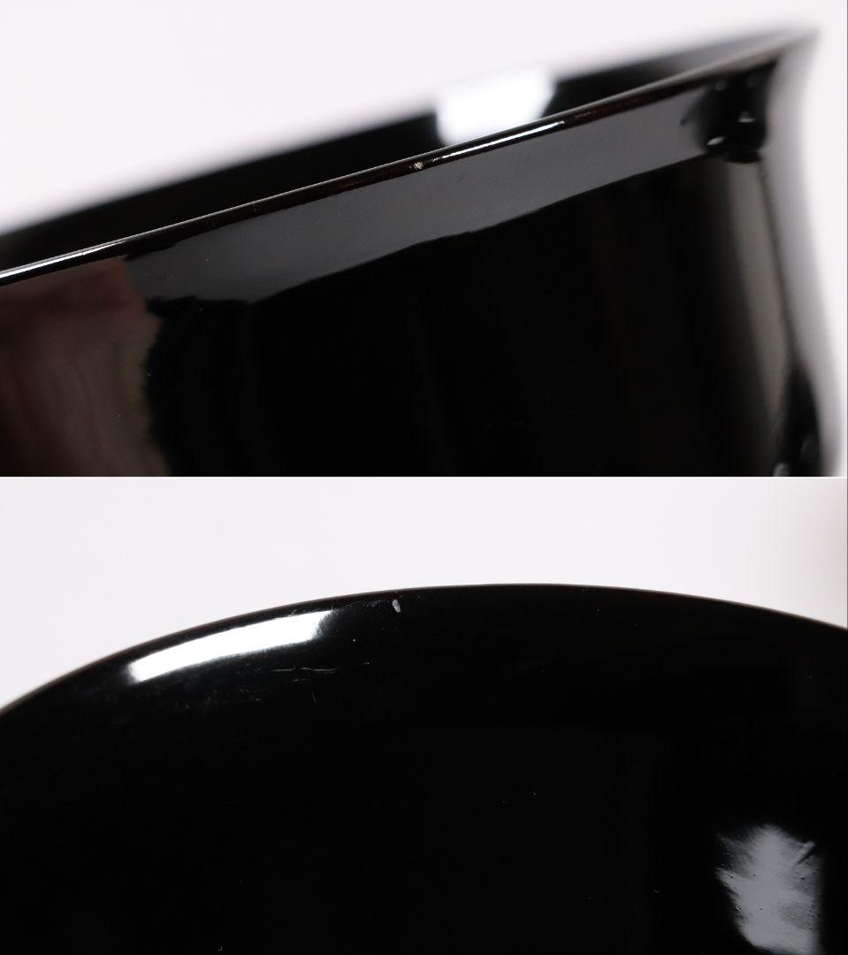 木製漆器 梅蒔絵 黒塗 椀 五客 漆芸 茶懐石 会席道具【MA287】