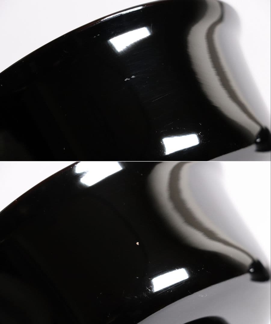 木製漆器 梅蒔絵 黒塗 椀 五客 漆芸 茶懐石 会席道具【MA287】