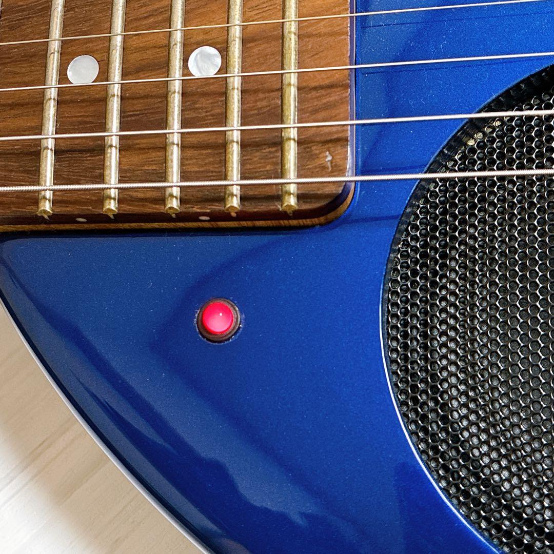 美品　ZO-3C ブルー アンプ内蔵ギター ゴールドパーツ専用ケース付き