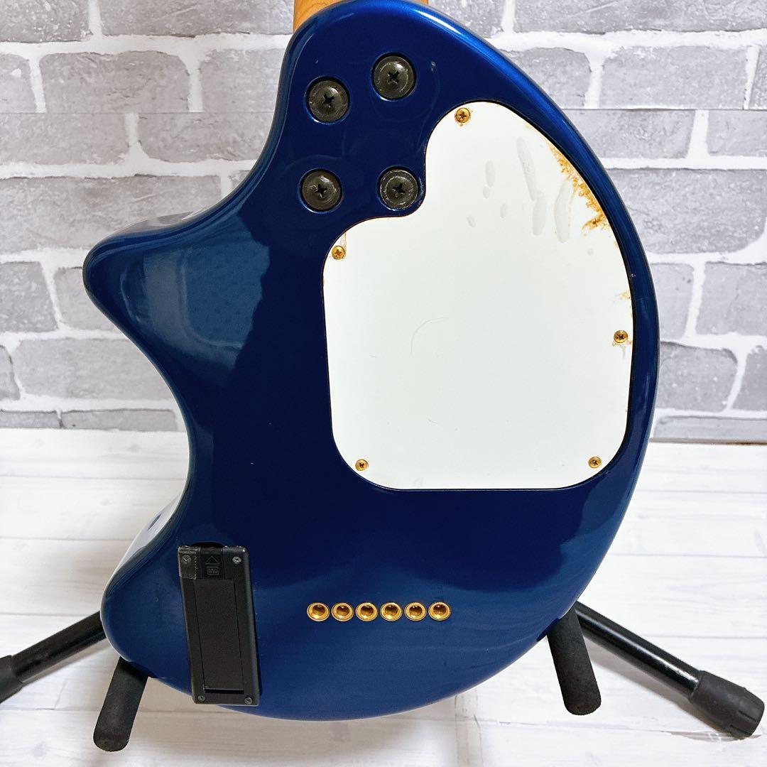 美品　ZO-3C ブルー アンプ内蔵ギター ゴールドパーツ専用ケース付き