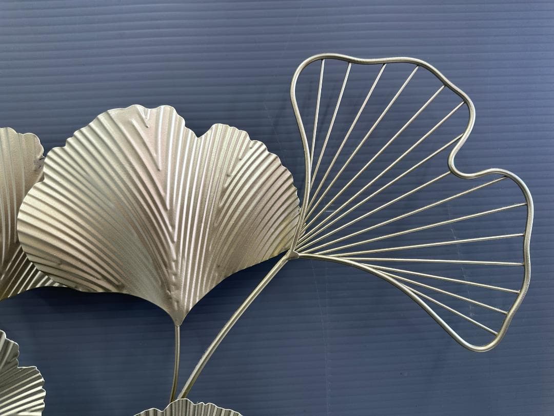 ウォールクロック　壁掛け時計　真鍮　ゴールド