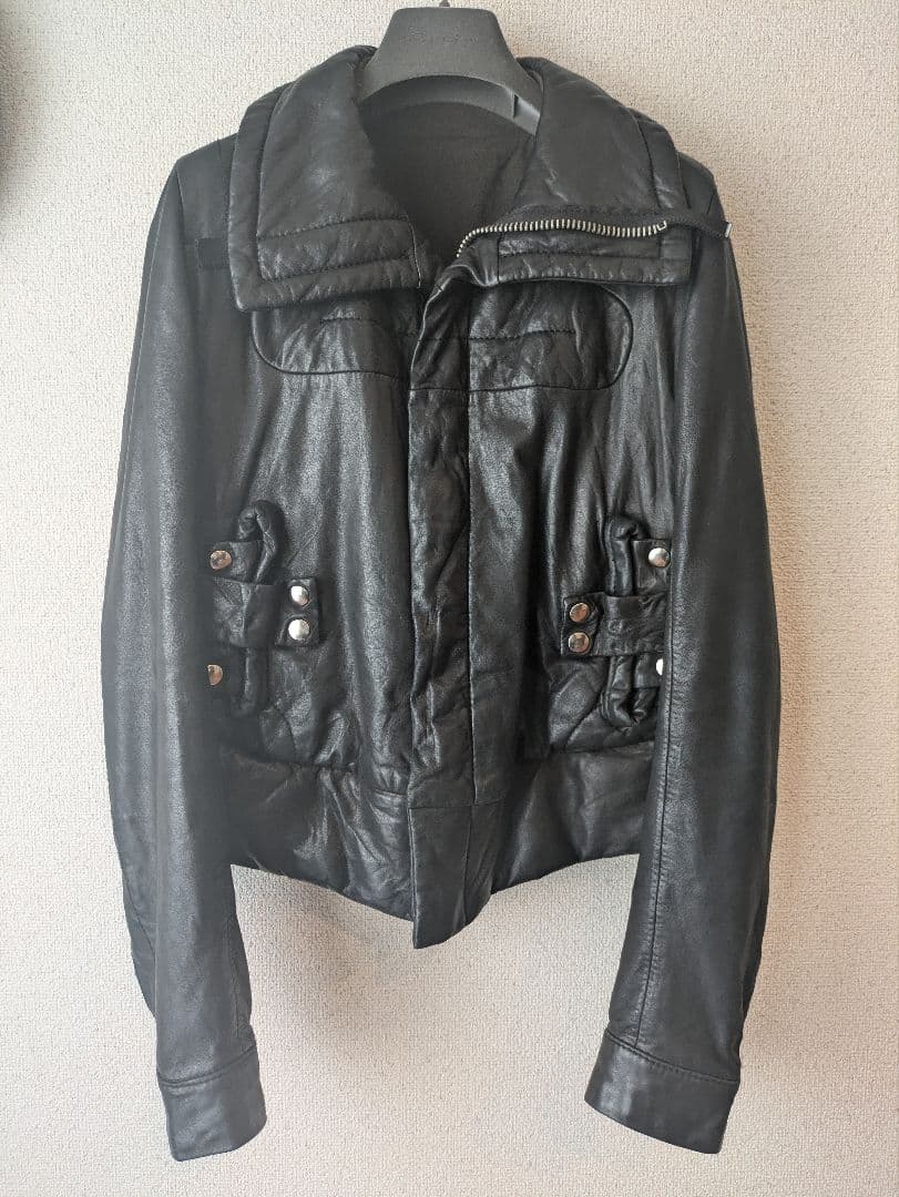 ジャケット・アウター Rick Owens 03aw leather jacket