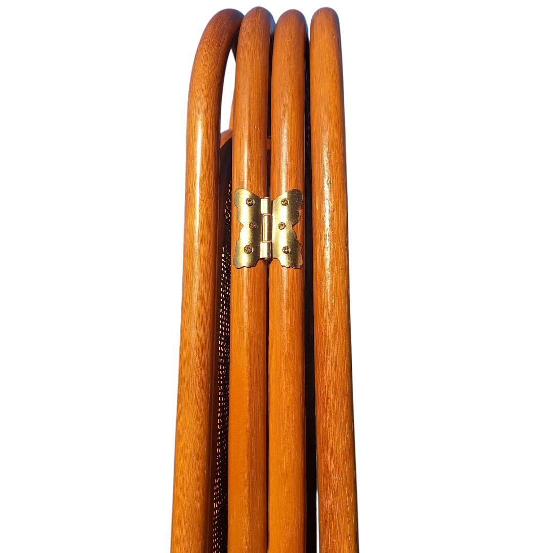 KOIZUMI ラタン衝立 4連 高さ150cm 廃盤 希少 小泉産業製