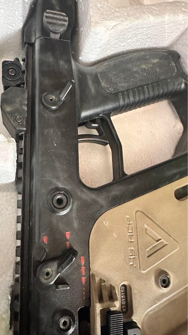 クリスベクター　タンカラー　ガスガン