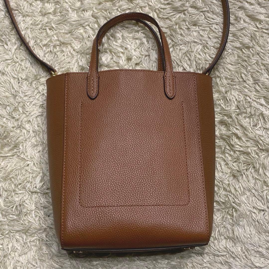 未使用級✨ローレンラルフローレン ペプルド Cameryn 2way ブラウン