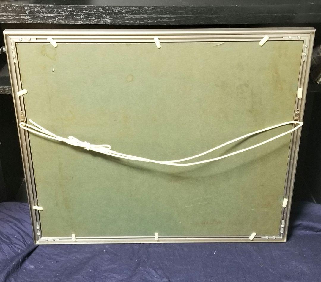 真作 F3 「薔薇」 肉筆油彩画 油絵　ガラスあり