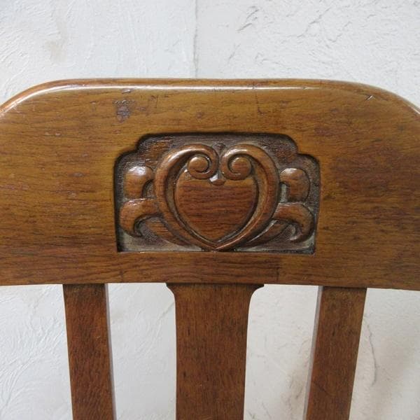 イギリス アンティーク 家具 ダイニングチェア 張りぐるみ椅子 英国 4107d