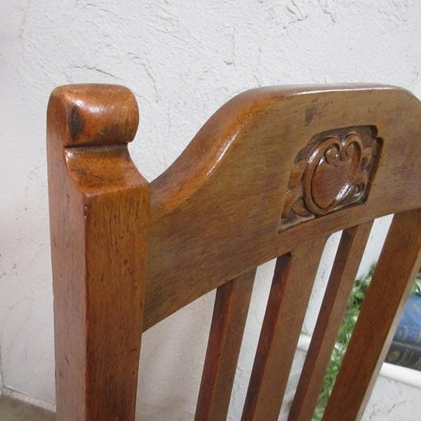 イギリス アンティーク 家具 ダイニングチェア 張りぐるみ椅子 英国 4107d