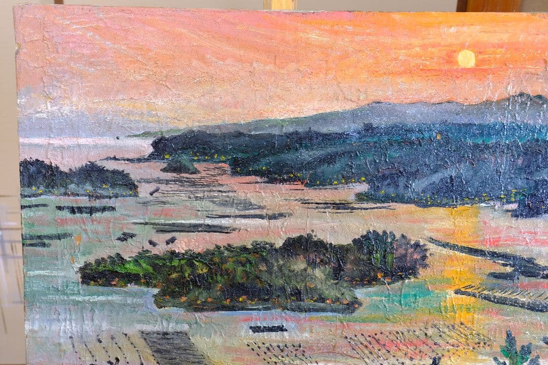 輝き　油絵　F20号