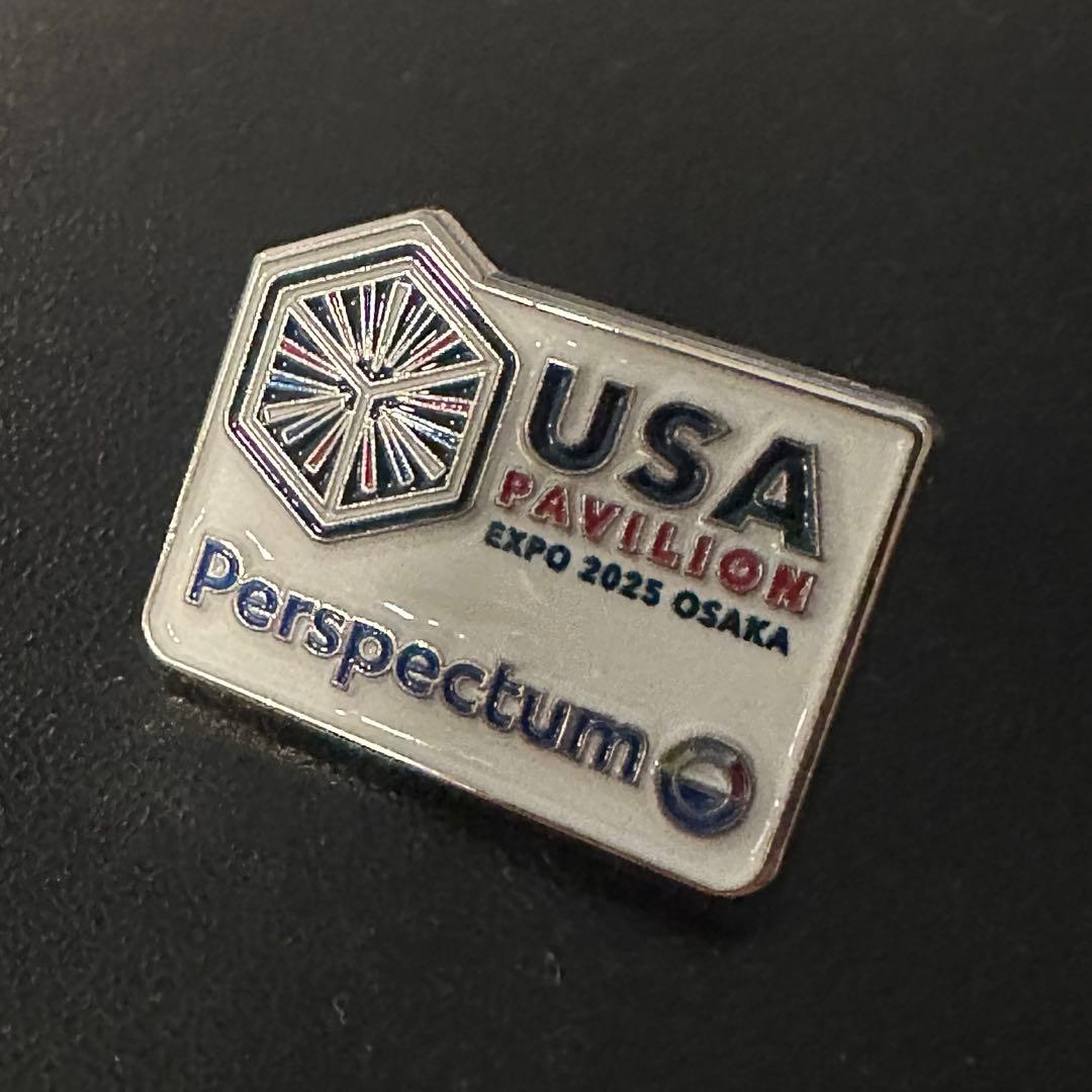 【超激レア・完全非売品】EXPO2025万博 アメリカ館ピンバッジ