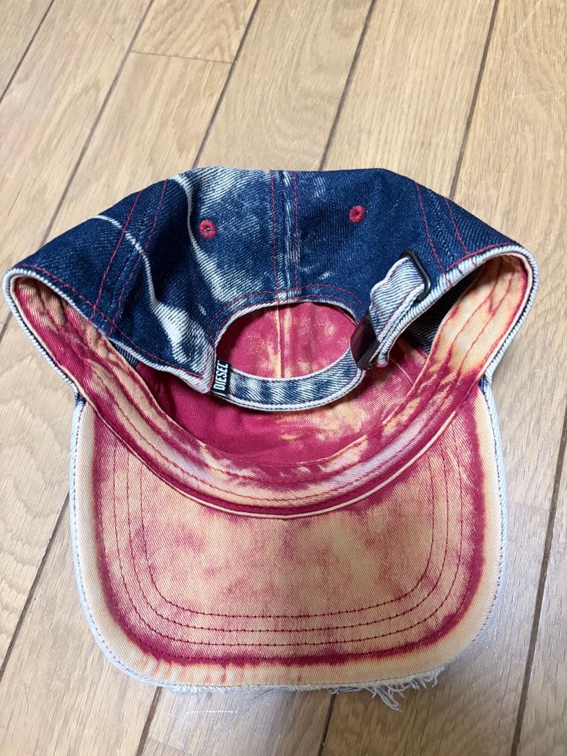 DIESEL ダメージ加工 ベースボールキャップ