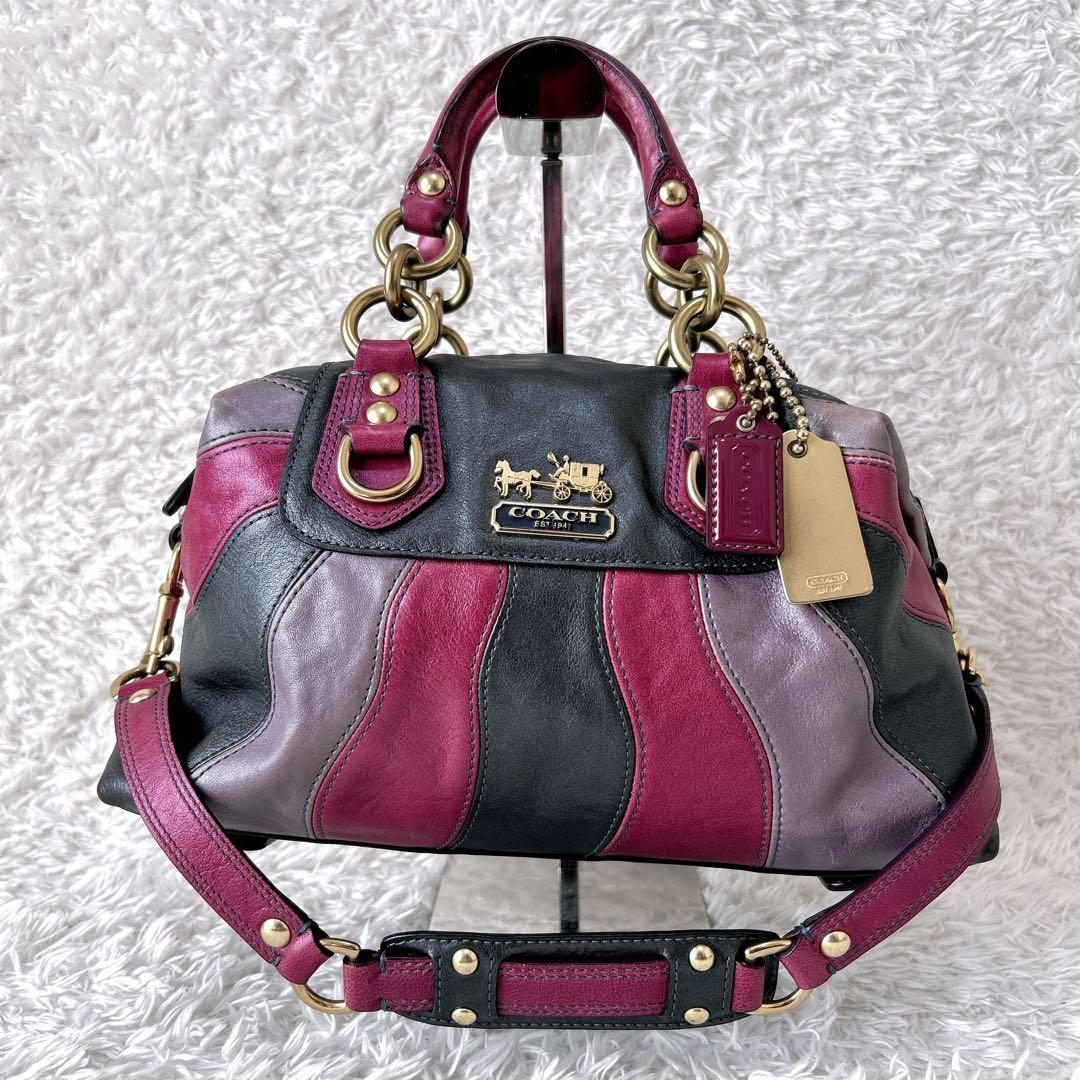 COACH マディソン サブリナ レザー 2way マルチ ショルダーバッグ