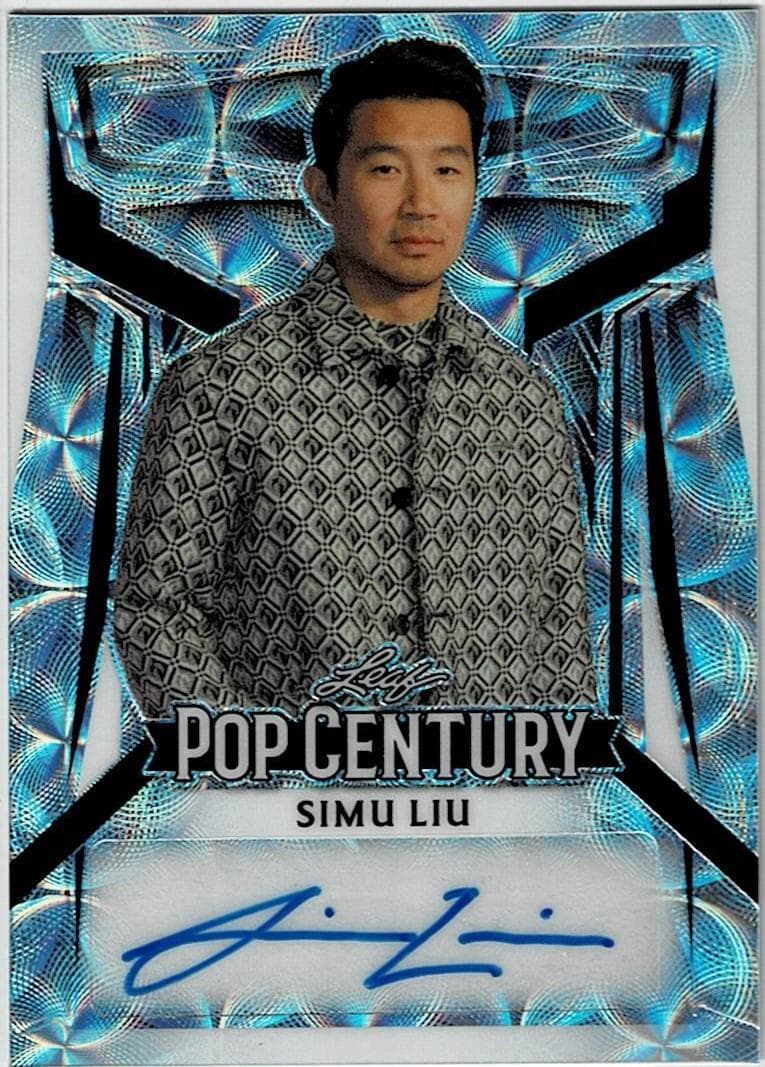 シム・リウ 23 LEAF 12枚限定直筆サインカード マーベル シャンチー