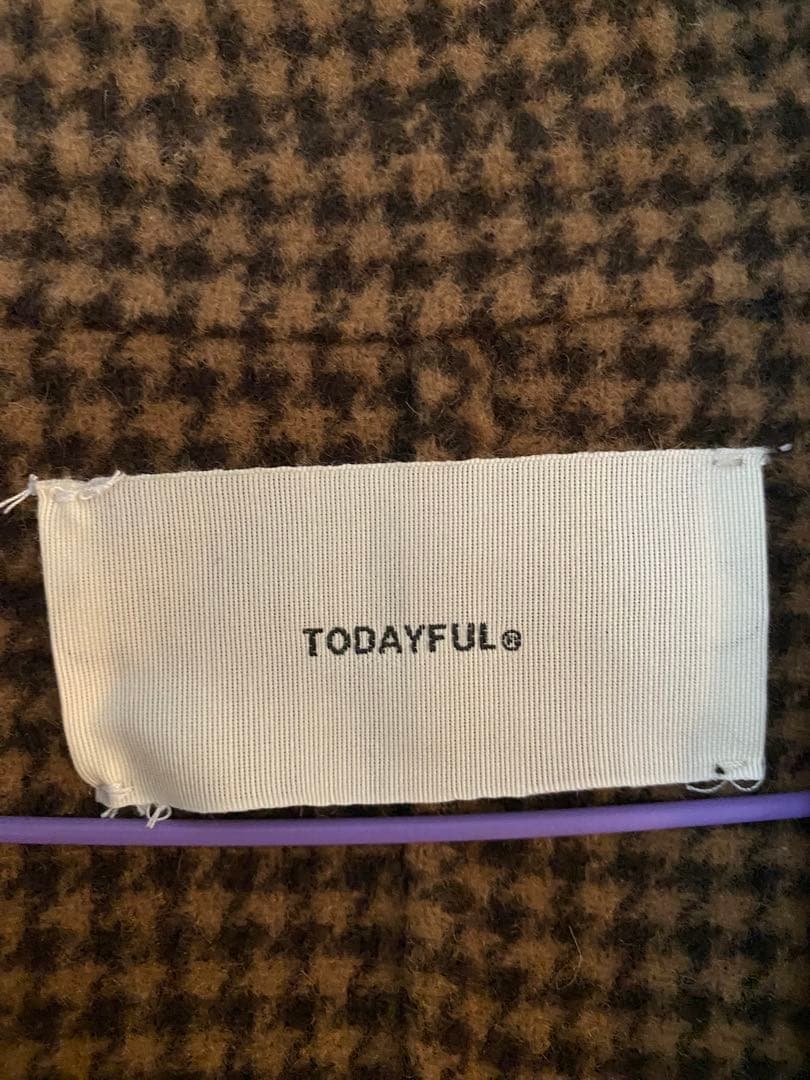 TODAYFUL オーバーチェックコート 38