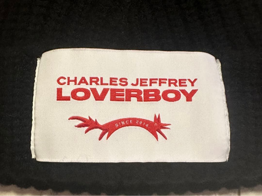 CHARLES JEFFREY LOVERBOY猫耳ニット帽ブラック