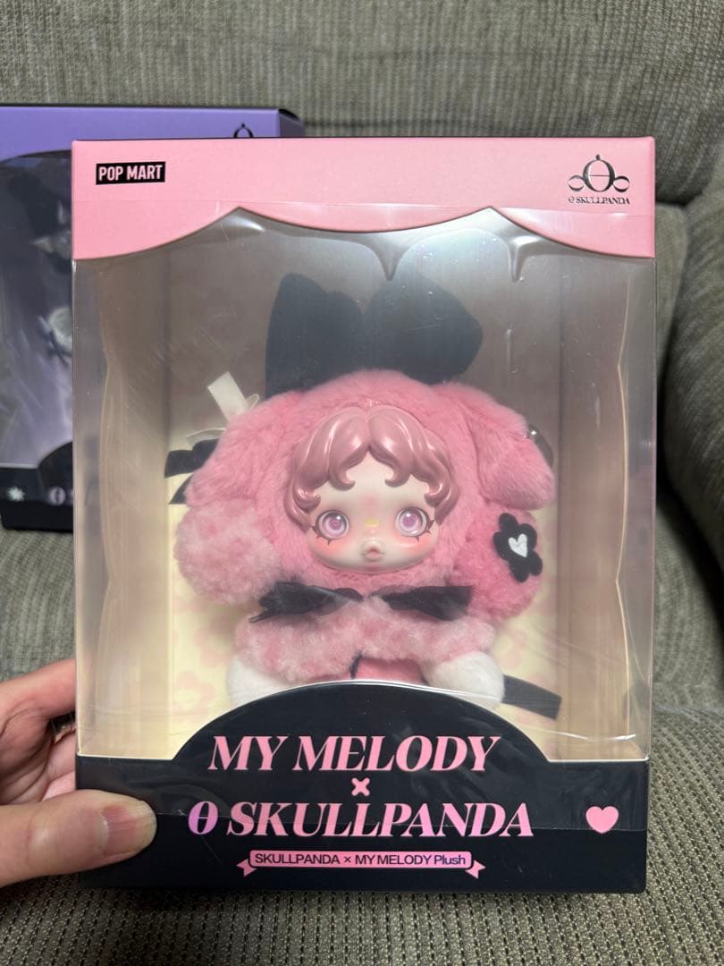 スカルパンダ マイメロ、クロミ セット　ぬいぐるみペンダントPOPMART