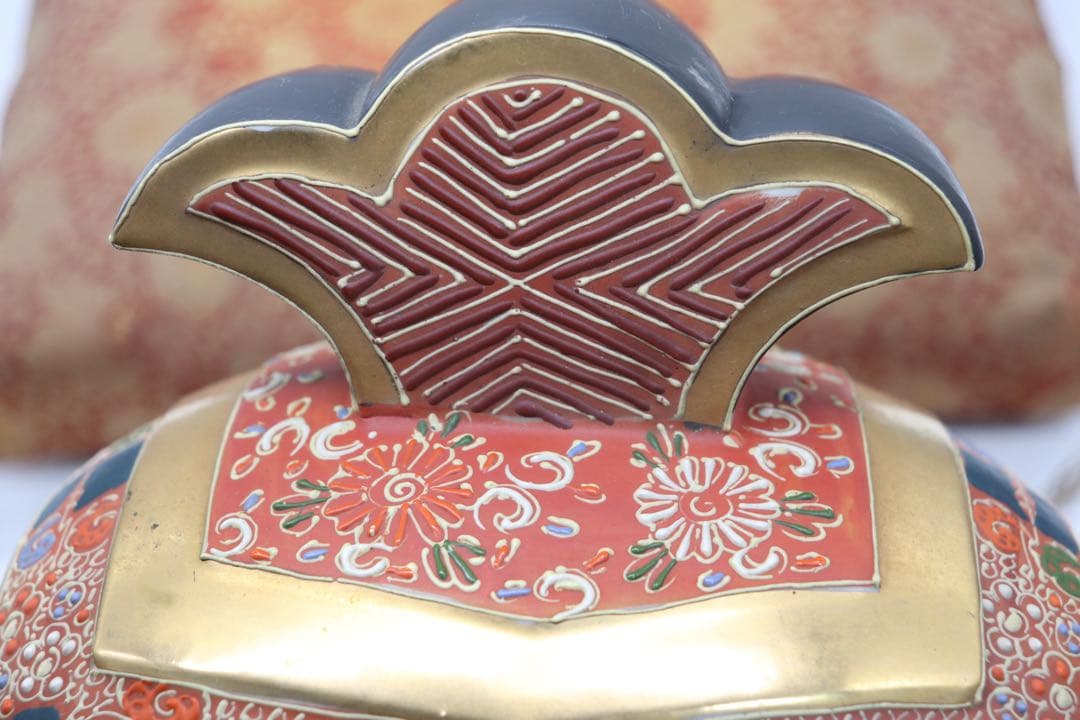 九谷焼　打ち出小槌　敷付　松竹梅　縁起物　置物　送料込み251023