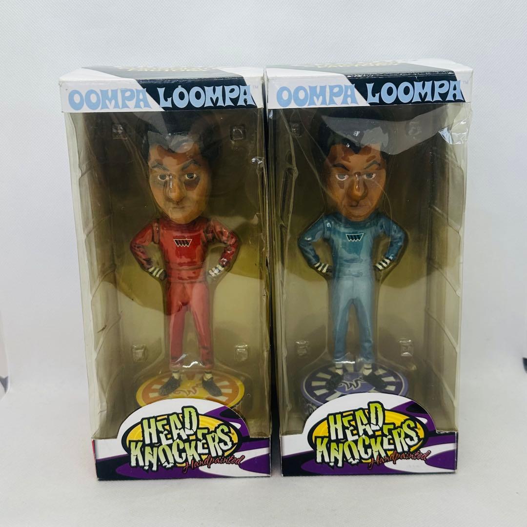 未使用 フィギュア チャーリーとチョコレート工場 ウンパ・ルンパ ヘッドノッカー