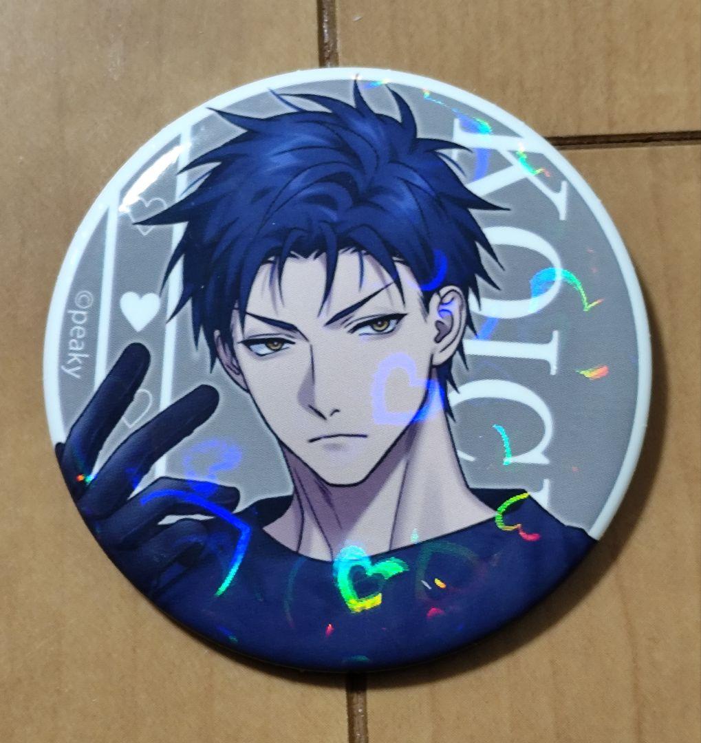 灰色のアルカディア トレーディングホログラム缶バッジ-2025秋-筒治亨一