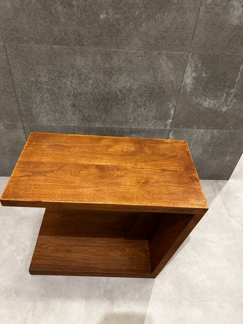 HIROMATSU天然木ウォールナット:サイドテーブル