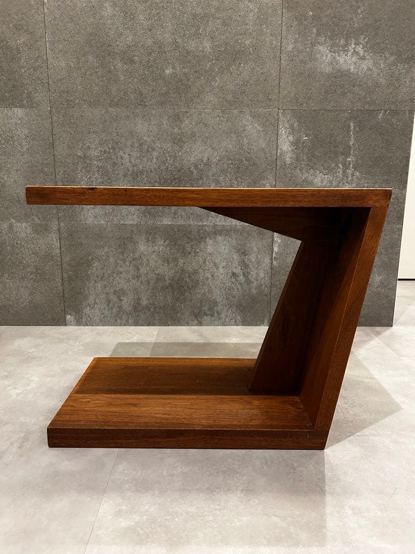 HIROMATSU天然木ウォールナット:サイドテーブル