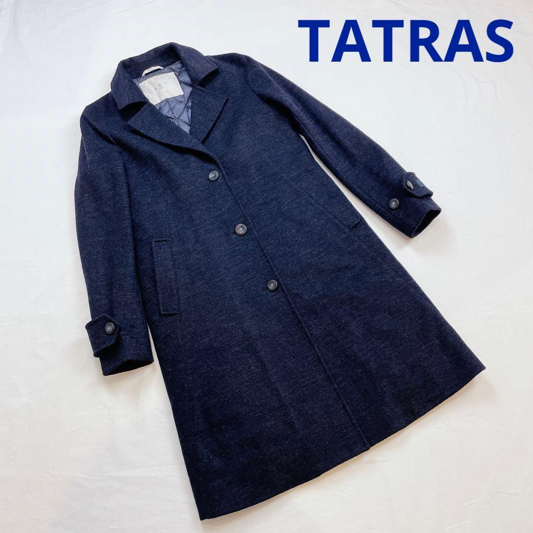 TATRAS ウールキルティングダウンコート　チェスターコート