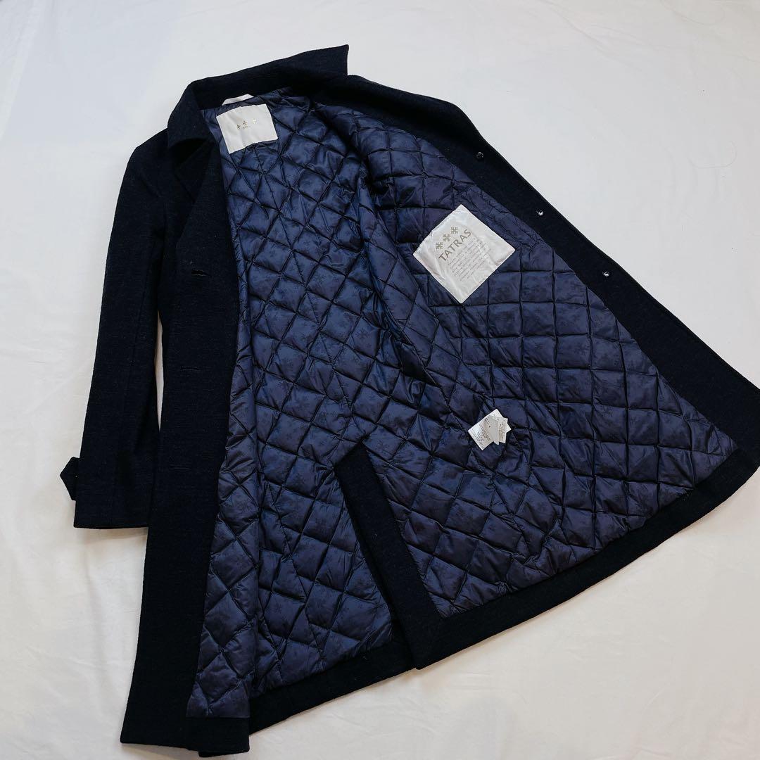 TATRAS ウールキルティングダウンコート　チェスターコート