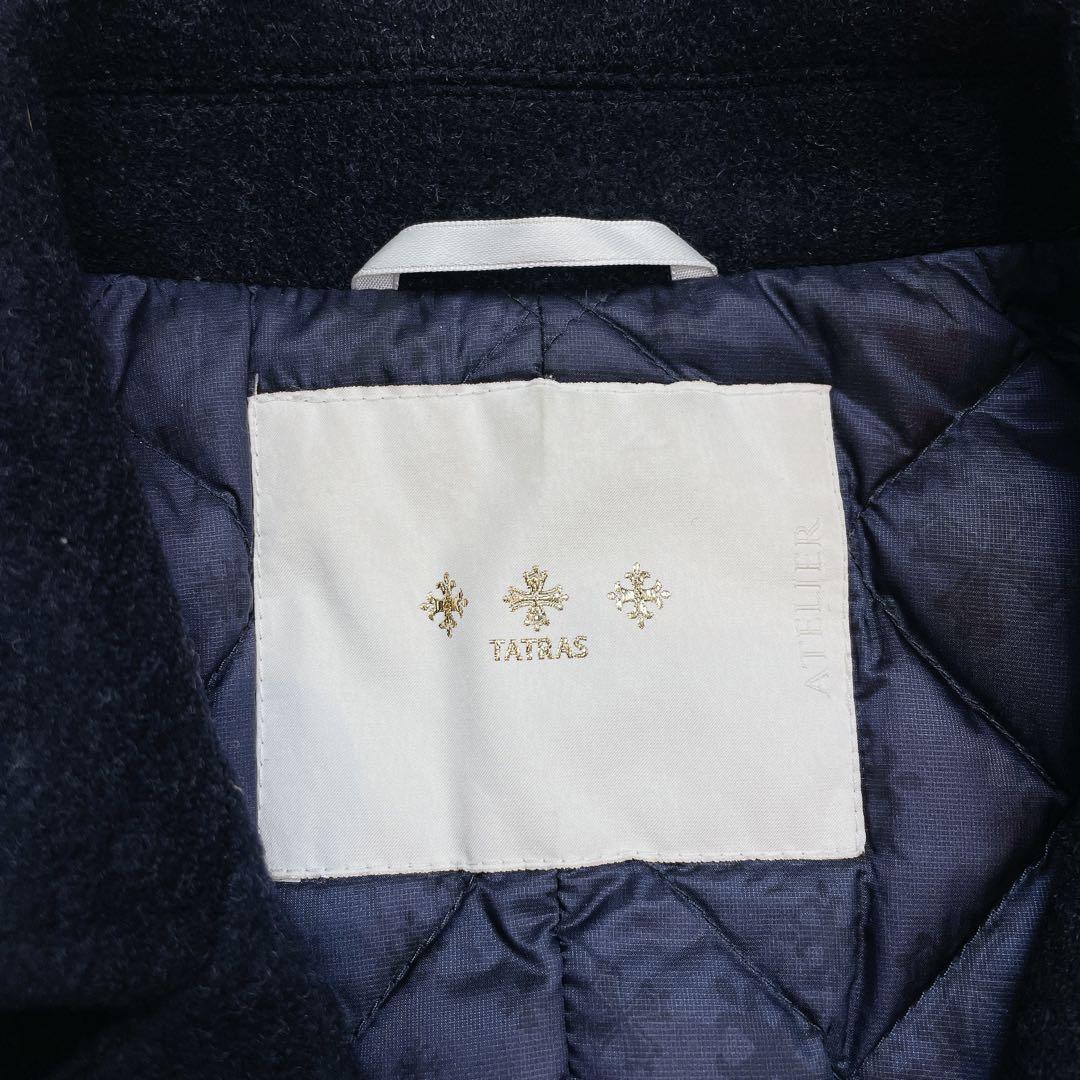 TATRAS ウールキルティングダウンコート　チェスターコート