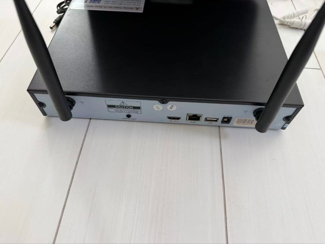 動作確認 Hiseeu ワイヤレス防犯カメラシステム カメラ4台