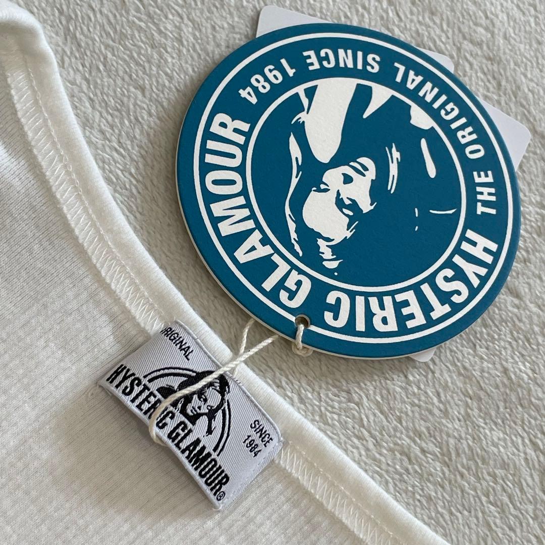 HYSTERIC GLAMOUR　タンクトップ　ホワイト　ヒスガール　タグ付き