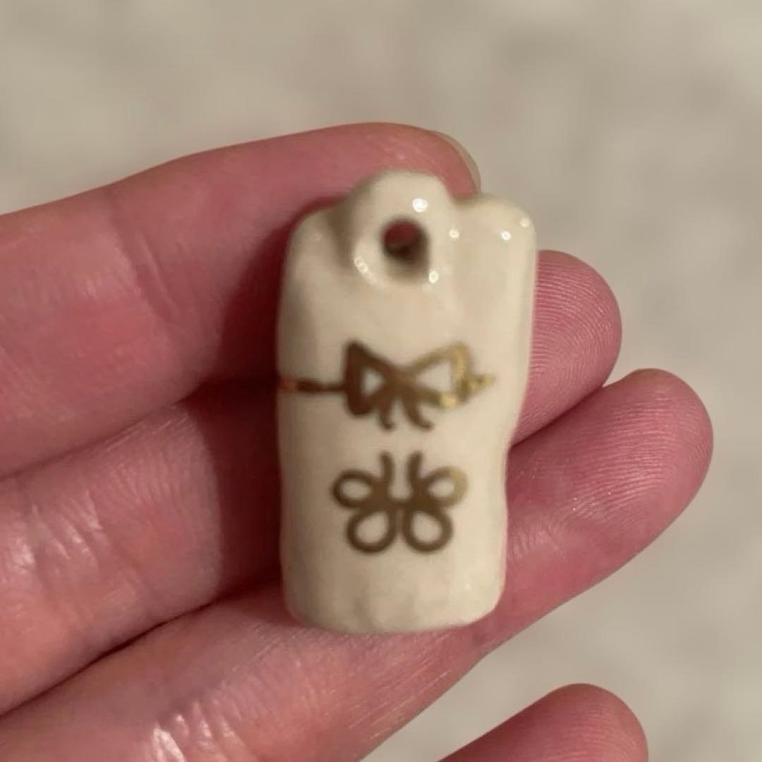 最終価格 ☆ 陶器製 九谷焼 招き猫 チャーム セット 幸運 金運