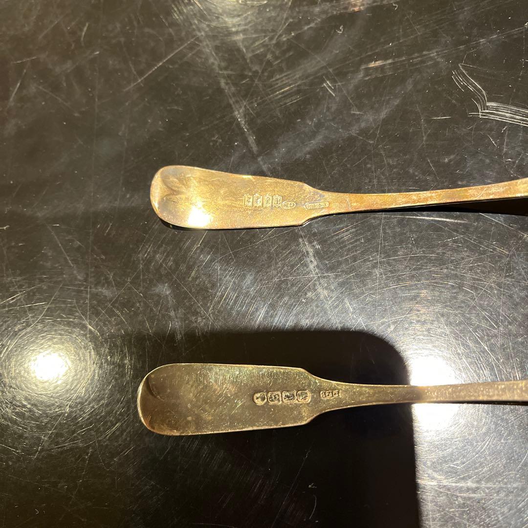 アンティーク　純銀　レードル　お玉